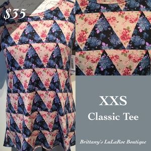 NWT Lularoe Classic Tee - XXS